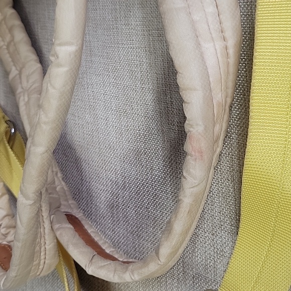 MZ Wallace Yellow Ombre Quilted Nylon Tote Shoulder Bag - Picture 9 of 16